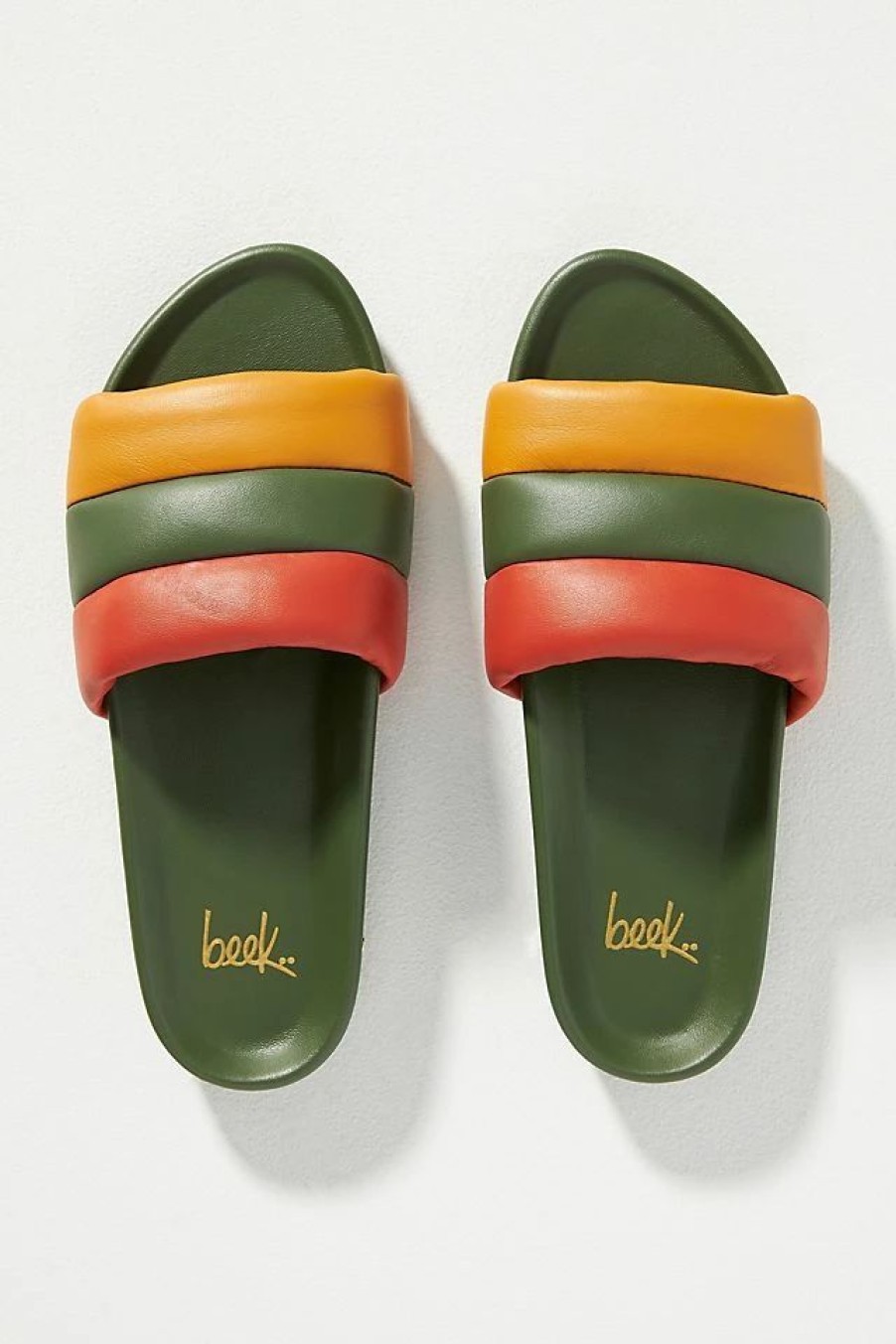 * Best Pirce Beek Martin Sandals Green | Resort & Vacation Sandals