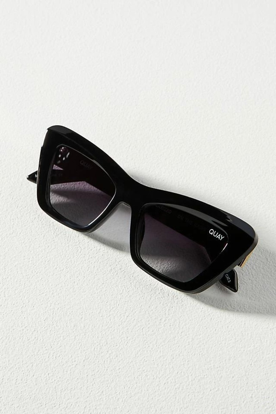 * Coupon Quay On The Radio Sunglasses Black | Sunglasses