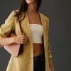 * Hot Sale Mon Renn Leone Blazer Khaki | Blazers