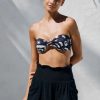 * Coupon By Anthropologie High-Waisted Smocked Shorts Black | Cover-Ups