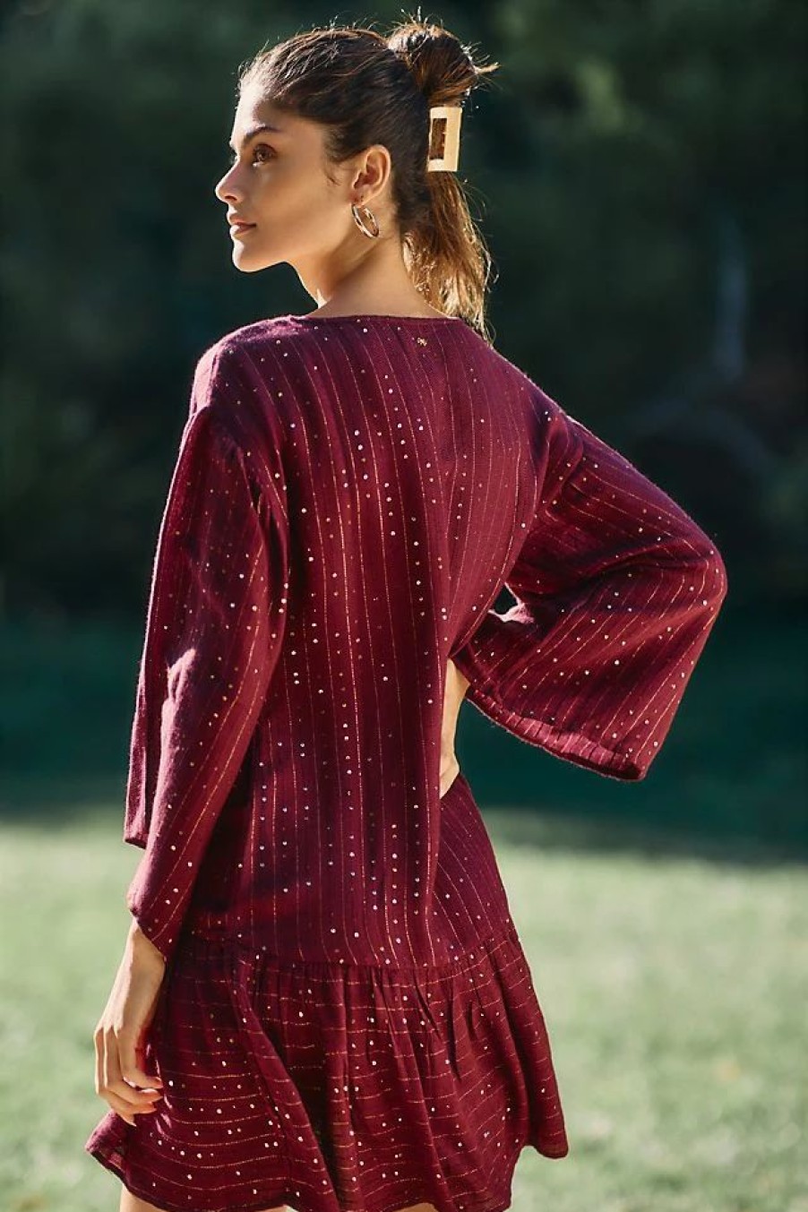 * Buy Pq Swim Pq Angelina Sequin Tunic Dress Purple | Cover-Ups