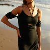 * Discount By Anthropologie Knitted Mini Dress Black | Cover-Ups