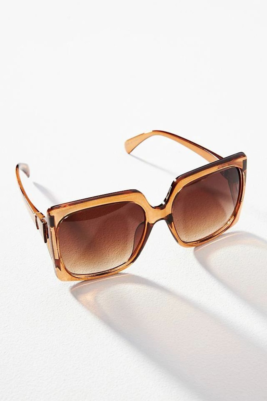 * Outlet I-Sea Oversized Square Sunglasses Orange | Sunglasses