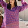 * Promo Roller Rabbit Kurta Tunic Pink Combo | Cover-Ups