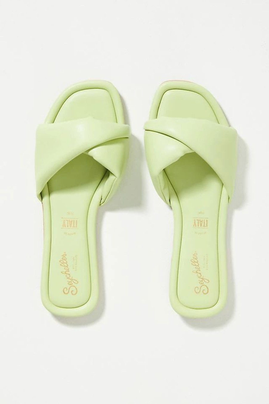 * Discount Seychelles Breath Of Fresh Air Puffy Sandals Moss | Resort & Vacation Sandals