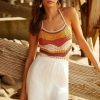 * Hot Sale By Anthropologie Crochet Mini Dress White | Cover-Ups