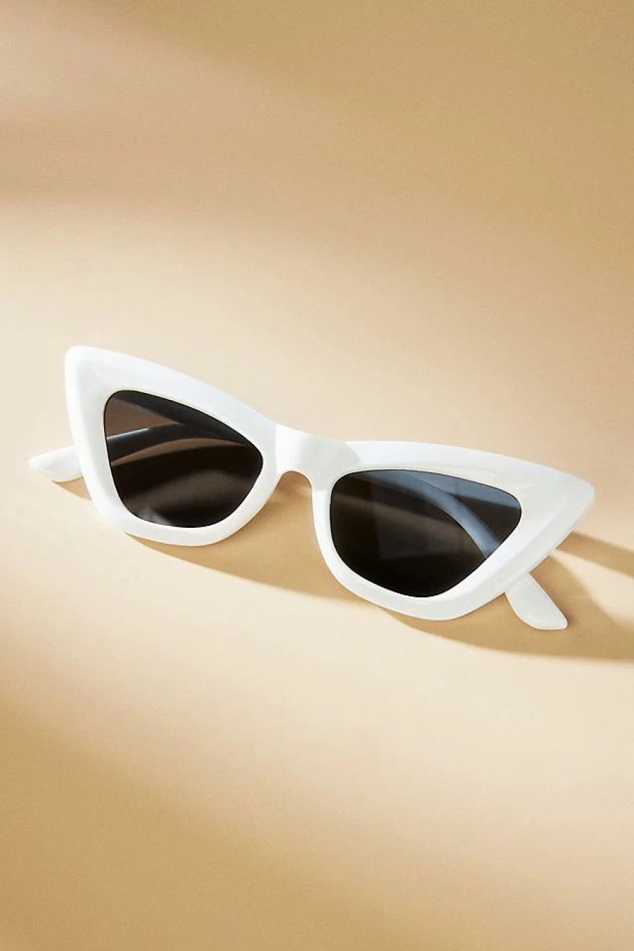 * Best Deal By Anthropologie Cat-Eye Sunglasses White | Sunglasses