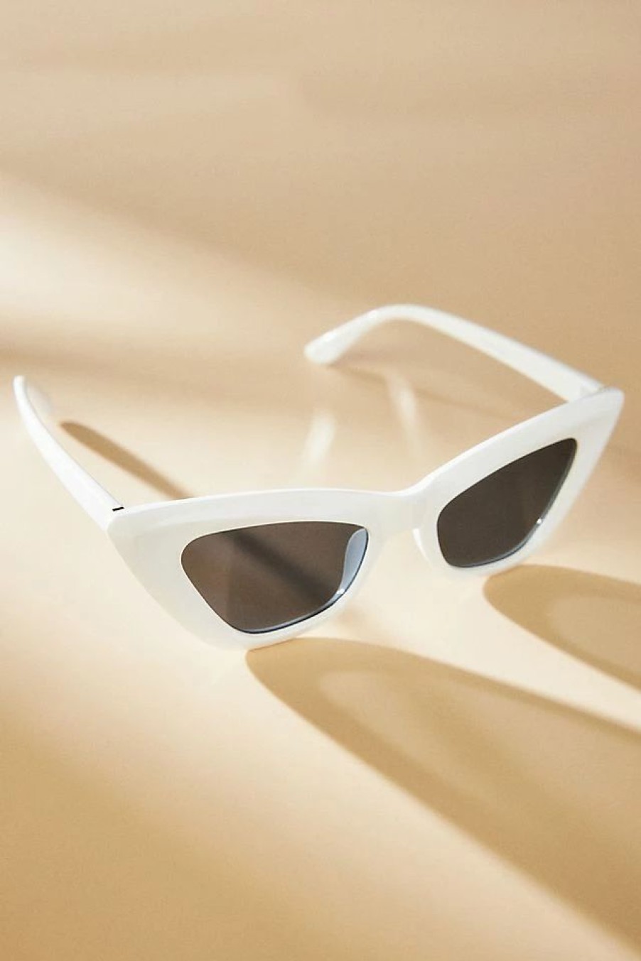 * Best Deal By Anthropologie Cat-Eye Sunglasses White | Sunglasses