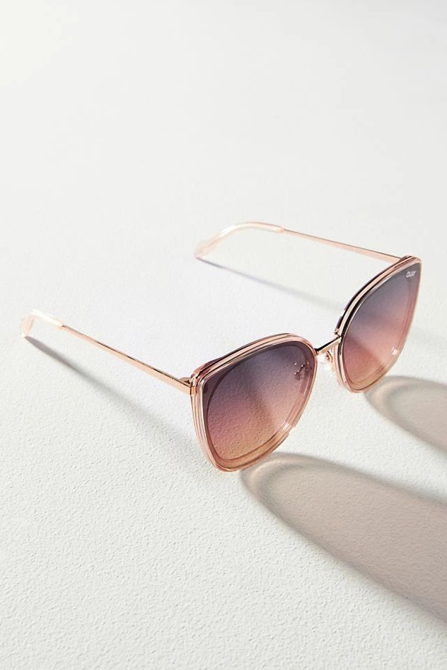 * Promo Quay Flat Out Sunglasses Rose | Sunglasses