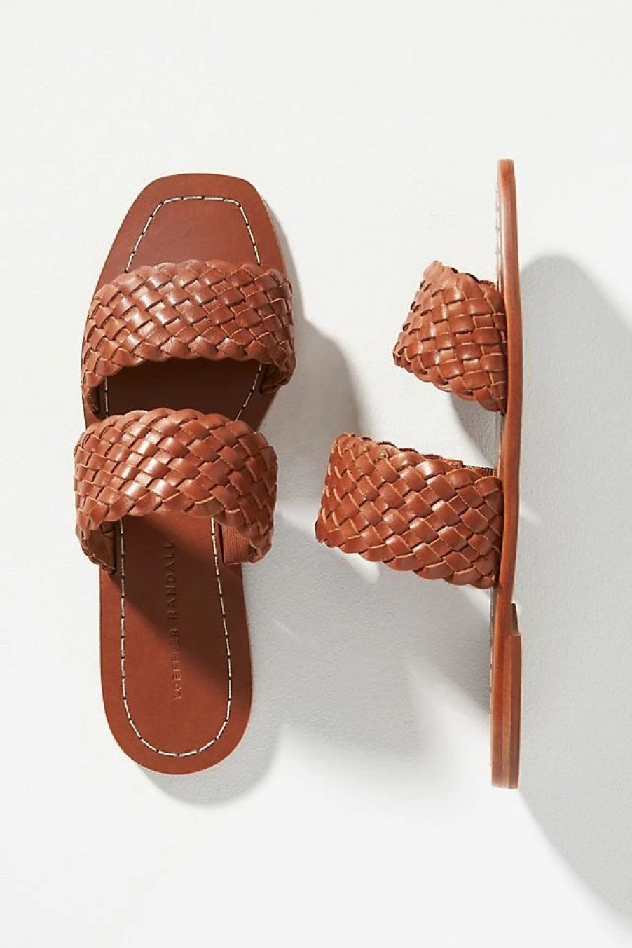 * New Loeffler Randall Jonah Sandals Brown | Resort & Vacation Sandals