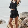 * Outlet Vitamin A Tallows Linen Shorts Black | Cover-Ups