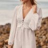 * Cheap Dippin' Daisy'S Waikiki Dress White | Cover-Ups