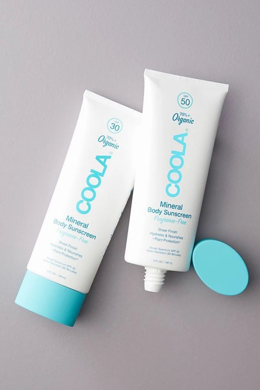 * Brand New Coola Spf 50 Mineral Body Sunscreen, Fragrance-Free White | Suncare