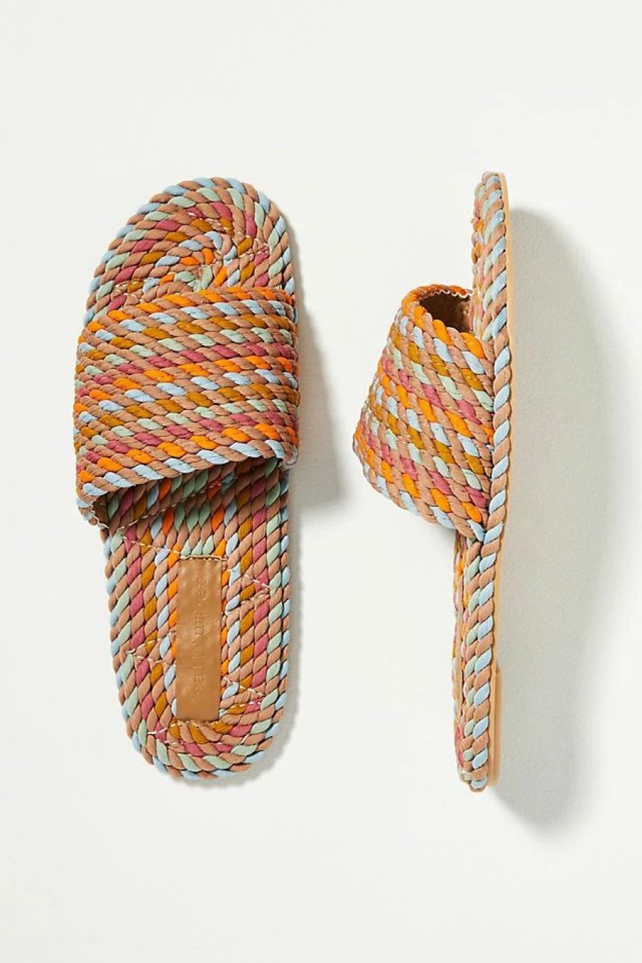 * Cheap Salt + Umber Sunny Slide Sandals Orange | Resort & Vacation Sandals