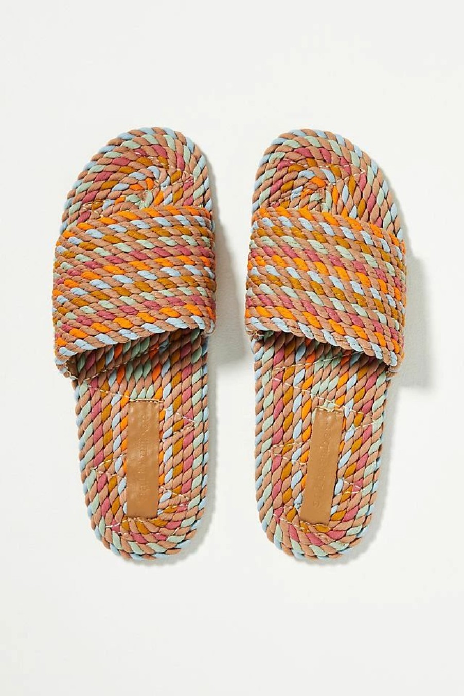 * Cheap Salt + Umber Sunny Slide Sandals Orange | Resort & Vacation Sandals