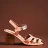 * Discount Vicenza Fisherman Heel Sandals Peach | Resort & Vacation Sandals