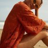 * Best Sale By Anthropologie Fauxchet Robe Copper | Cover-Ups