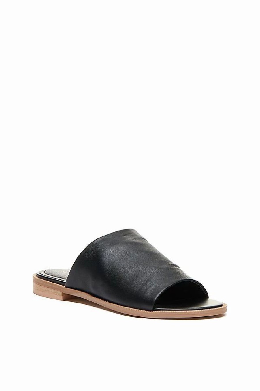 * Budget Kelsi Dagger Brooklyn Ruthie Slide Sandals Black | Resort & Vacation Sandals