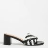 * Cheapest Matisse Gigi Heels Black & White | Resort & Vacation Sandals