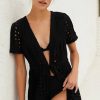 * Buy Solid & Striped Sarah Eyelet Cover-Up Mini Dress Blackout | Cover-Ups