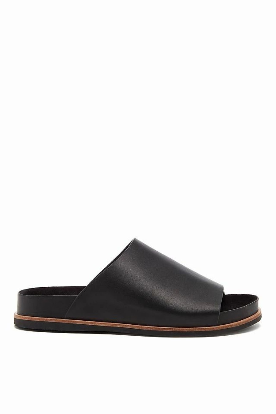 * Best Pirce Kelsi Dagger Brooklyn Squish Slides Black | Resort & Vacation Sandals