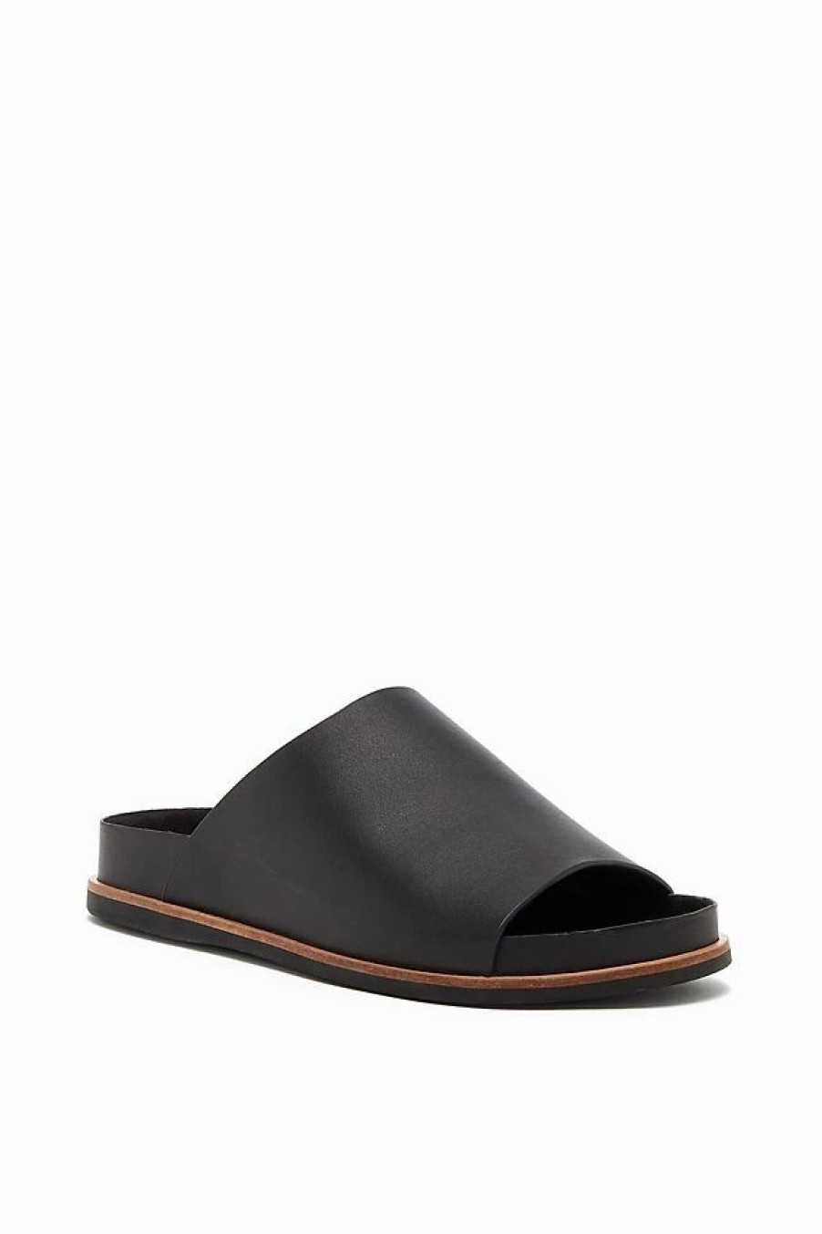 * Best Pirce Kelsi Dagger Brooklyn Squish Slides Black | Resort & Vacation Sandals