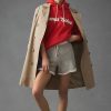 * Cheap Beach Riot Alissa Santa Babe Hoodie Light Red | Tops & Tees