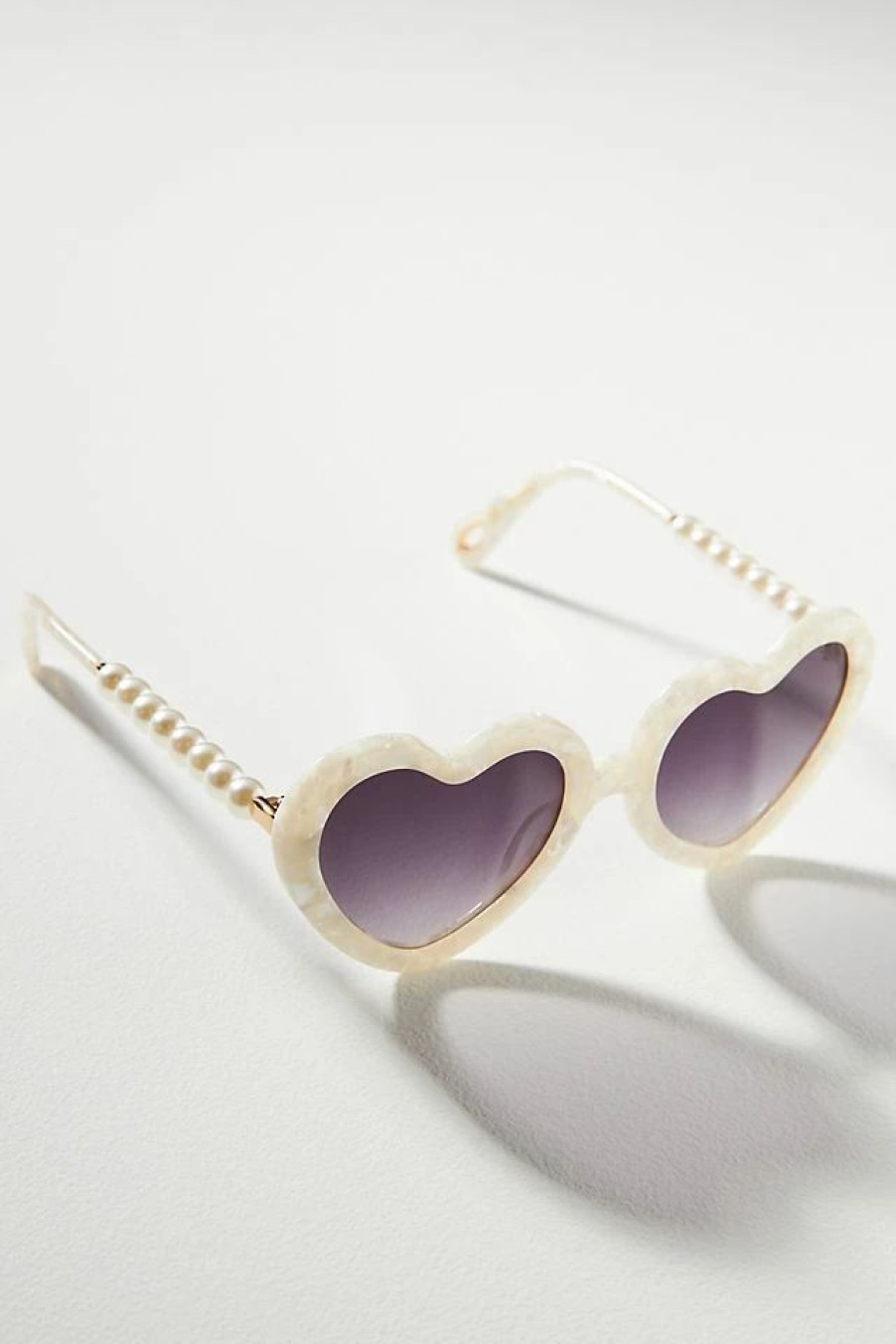 * Deals Lele Sadoughi Sweetheart Sunglasses White | Sunglasses