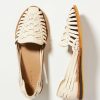 * Budget Nisolo Woven Leather Sandals Ivory | Resort & Vacation Sandals