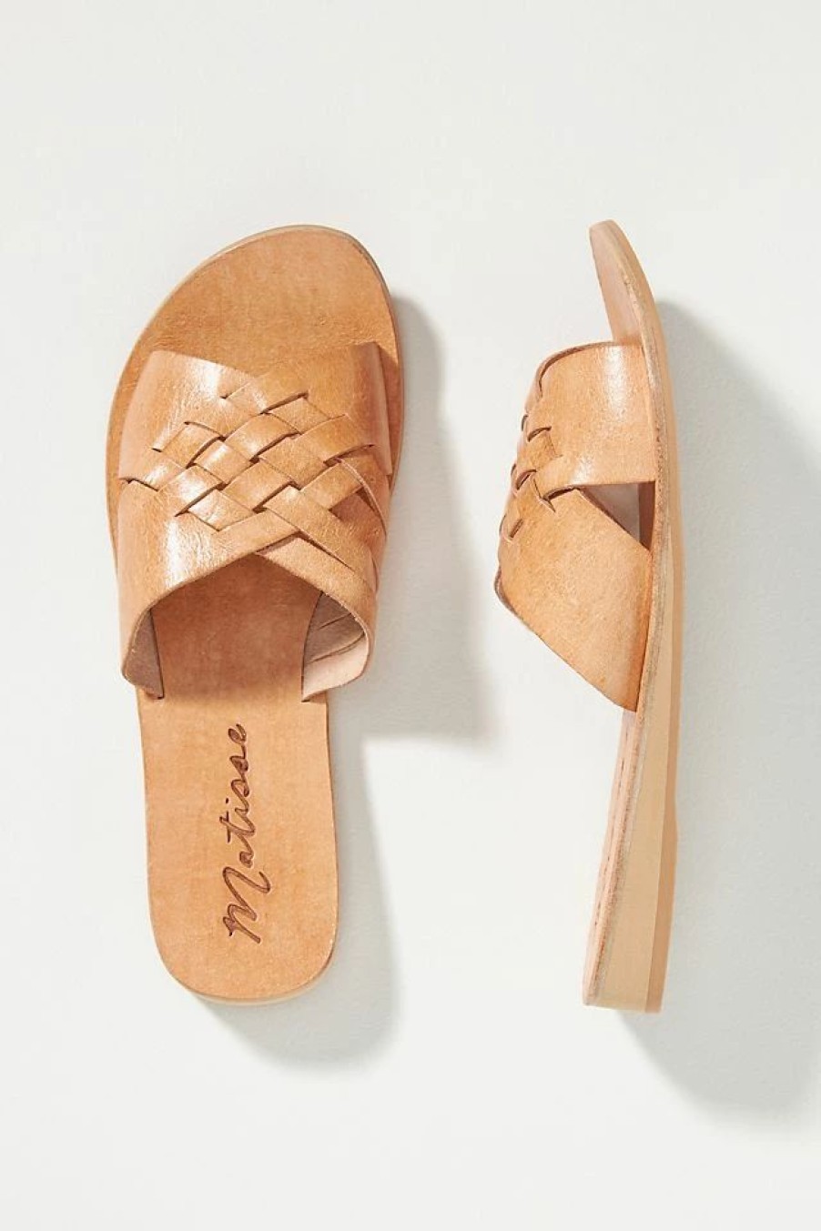 * Top 10 Matisse Azul Slide Sandals Neutral | Resort & Vacation Sandals