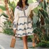 * Coupon Roller Rabbit Naema Dress Ivory | Cover-Ups