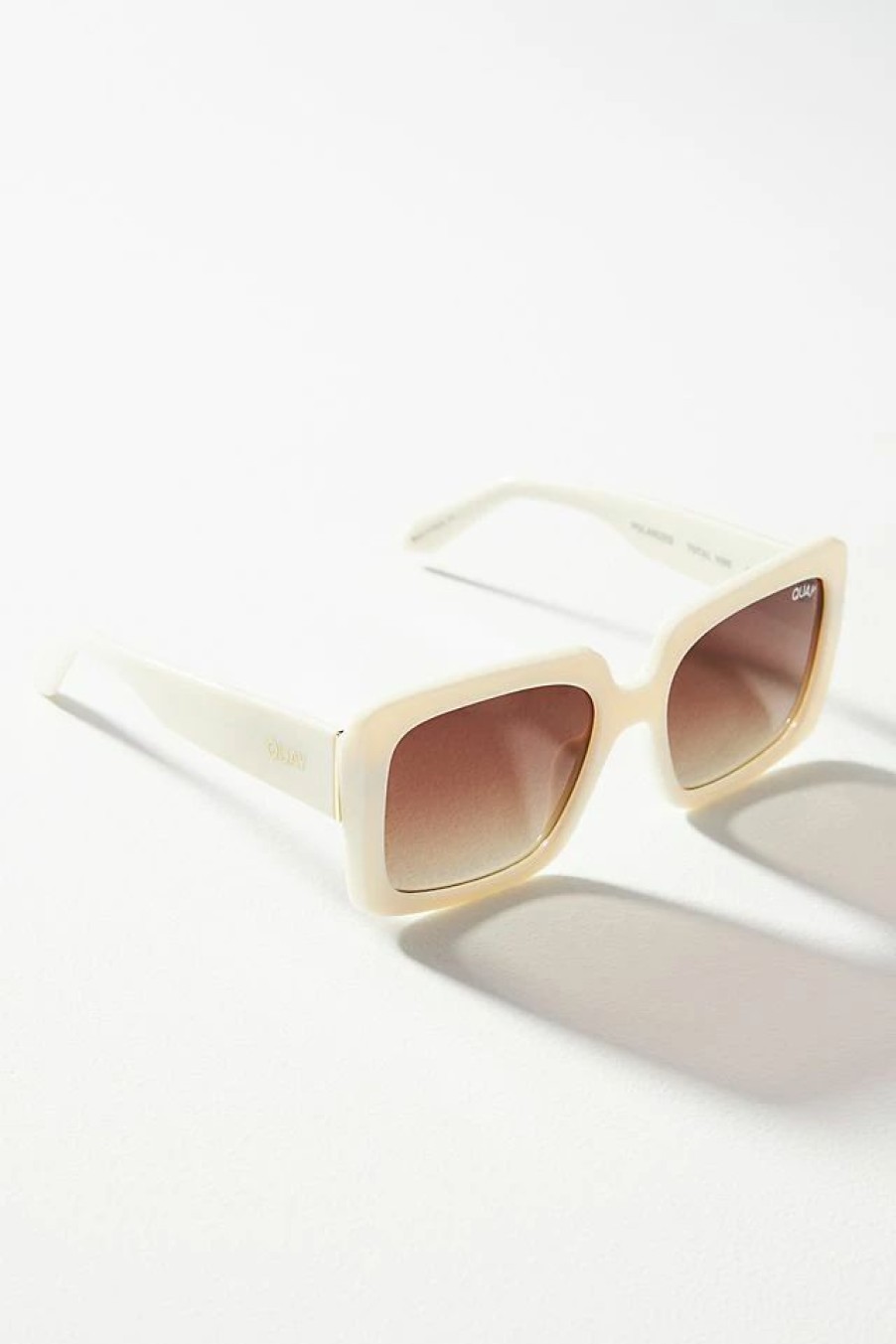 * Outlet Quay Total Vibe Sunglasses White | Sunglasses