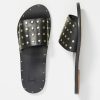 * Outlet Beek Lovebird Studded Slide Sandals Black | Resort & Vacation Sandals