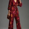 * Brand New Farm Rio Wrap Jumpsuit Red | Beach Bottoms