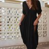 * Buy Malai Shona Maxi Dress Black | Cover-Ups