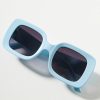 * New By Anthropologie Beveled Rectangular Sunglasses Light Blue | Sunglasses