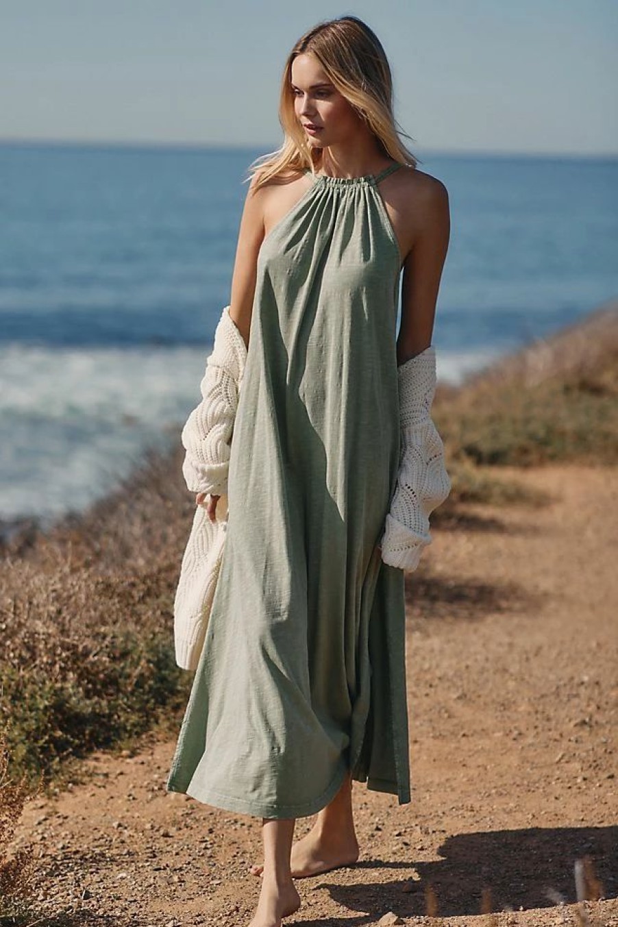 * Coupon By Anthropologie A-Line Maxi Dress Moss | Cover-Ups