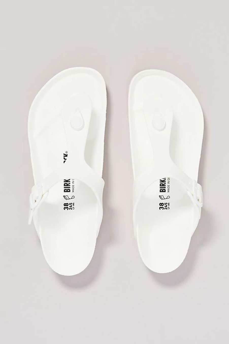 * Cheapest Birkenstock Gizeh Eva Sandals White | Resort & Vacation Sandals