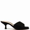 * Budget Schutz Dethalia Leather Sandals Black | Resort & Vacation Sandals