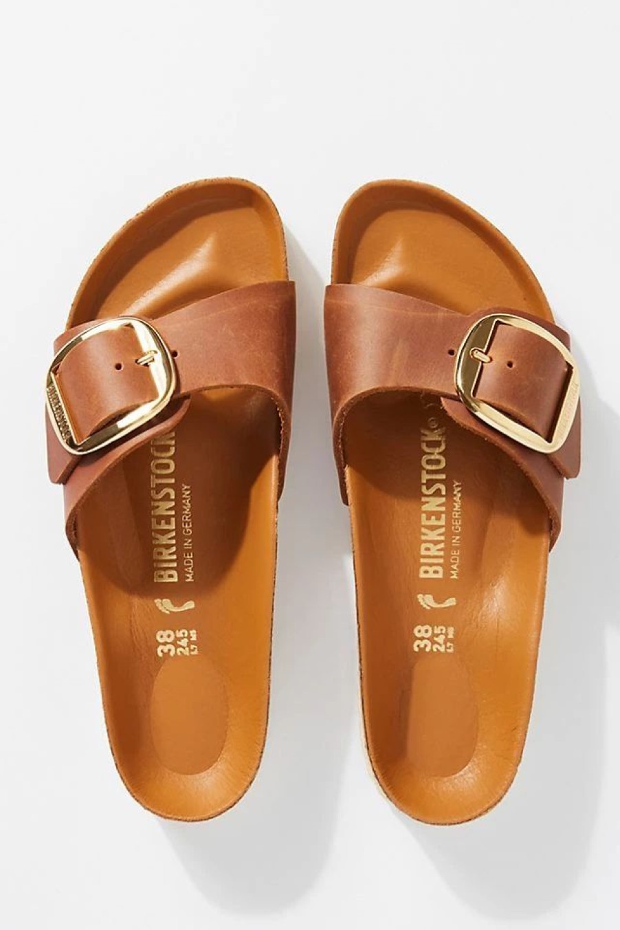 * Promo Birkenstock Madrid Big Buckle Sandals Honey | Resort & Vacation Sandals