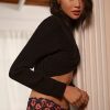 * Outlet Hanky Panky Neon Heart Boyshorts Black | Panties