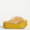 * Budget Paloma Barcelo Kai Platform Sandals Dark Yellow | Resort & Vacation Sandals