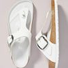 * Outlet Birkenstock Gizeh Big Buckle Sandals White | Resort & Vacation Sandals