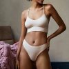 * New By Anthropologie Lace Thong Light Sand | Panties