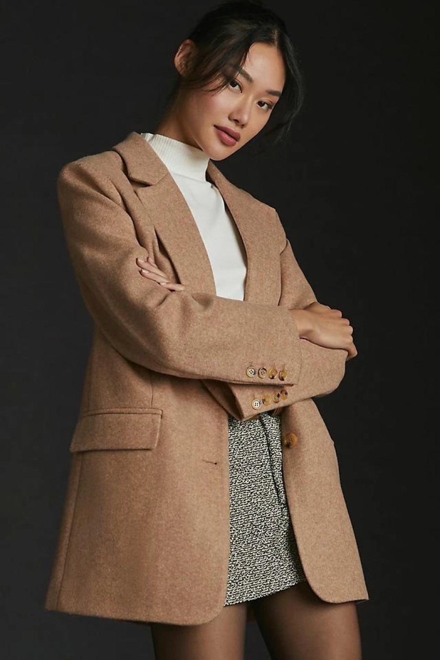 * Coupon Walter Baker Easton Coat Caramel | Blazers