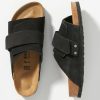 * Buy Birkenstock Kyoto Suede Sandals Black | Resort & Vacation Sandals