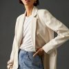 * Cheap Maeve Longline Blazer Ivory | Blazers