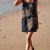 * Cheap By Anthropologie Fringe Mini Dress Black | Cover-Ups