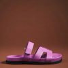 * Cheap Bibi Lou Cut-Out Slide Sandals Purple | Resort & Vacation Sandals