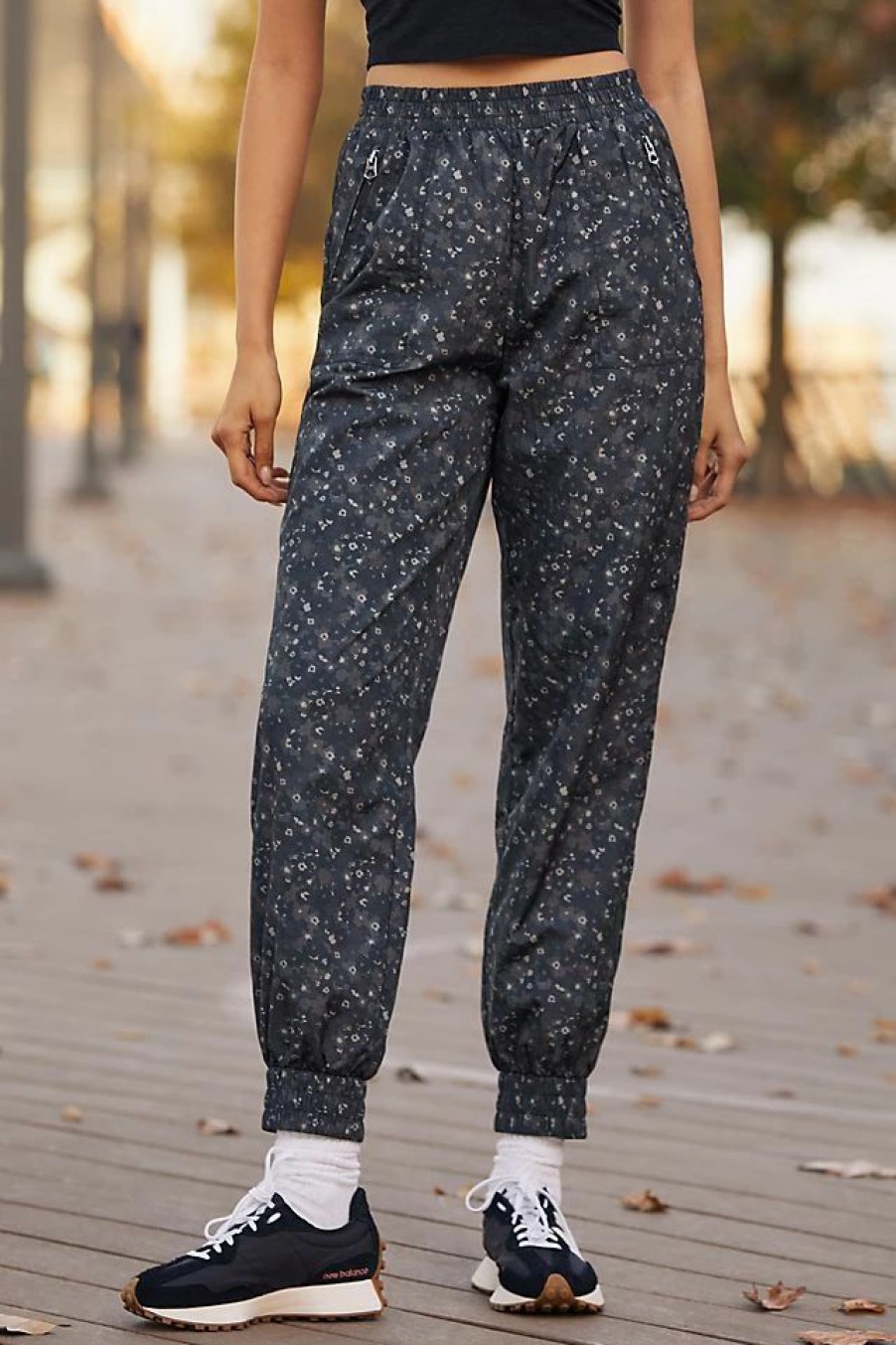 * Best Deal Varley Beckett Pants Black Motif | Leggings & Bottoms